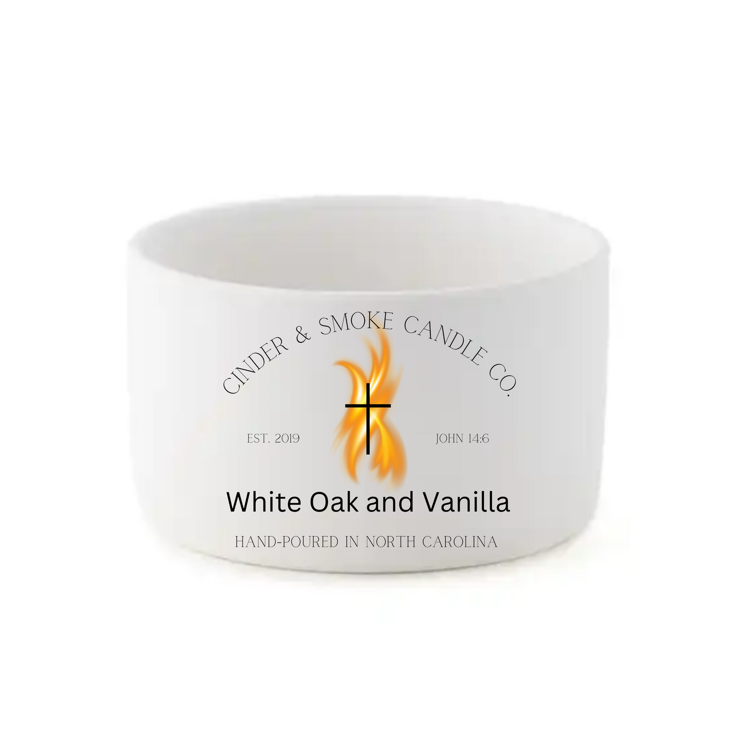 White Oak and Vanilla 4 oz