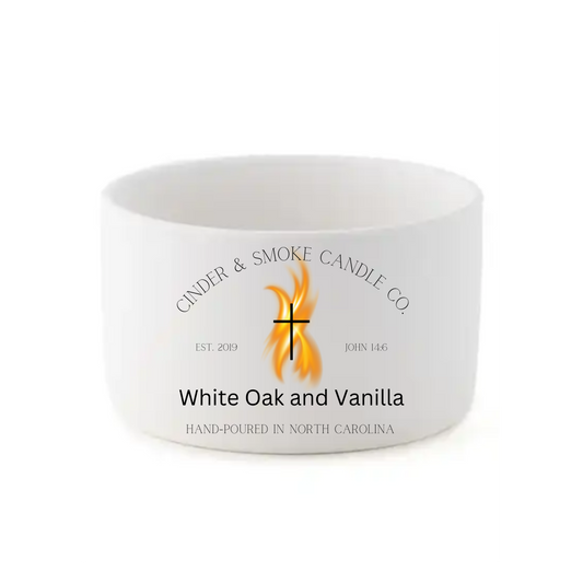 White Oak and Vanilla 4 oz